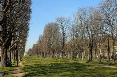 Champ de Mars 'taki Sokak - Paris, Fransa