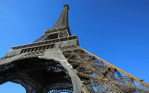 Blick Auf Eiffelturm Tour Eiffel Paris Frankreich — Stockfoto