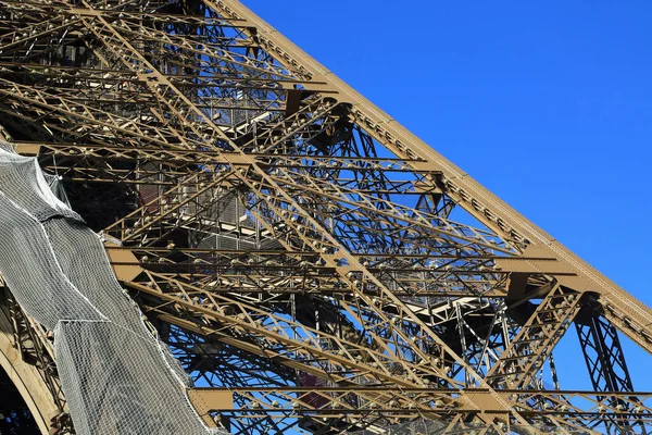 Detail of Eiffel Tower (Tour Eiffel), Paris, France