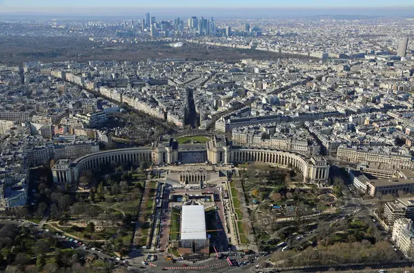 Vista Ovest Parigi Vista Dalla Torre Eiffel Tour Eiffel Parigi — Foto Stock