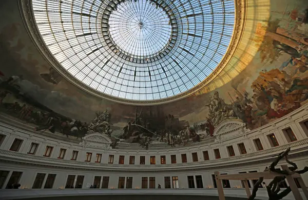 Upper Gallery Cupola Bourse Commerce Paris France Stock Image