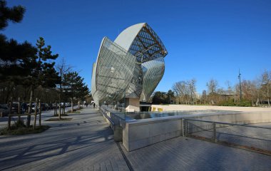 Landscape with Louis Vuitton Foundation, Paris, France