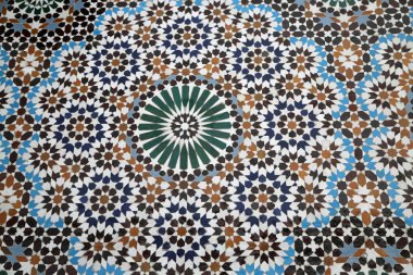 Mosaic close up - Grand Mosque of Paris