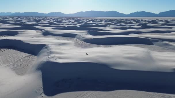 Εθνικό Πάρκο White Sands Νέο Μεξικό — Αρχείο Βίντεο