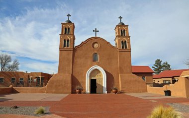 San Miguel de Socorro Church - Socorro, New Mexico clipart