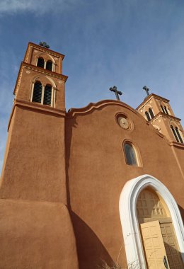 San Miguel 'in önü dikey - Socorro, New Mexico