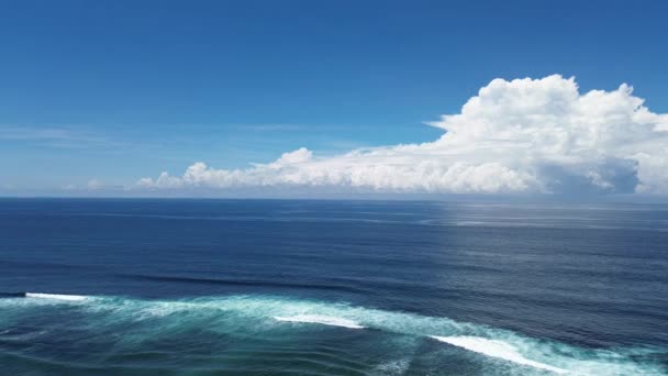 Indiska Oceanen Nyang Nyang Beach Bukit Halvön Bali Indonesien — Stockvideo