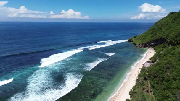Nyang Nyang Tengerpart Felett Bukit Félsziget Bali Indonézia Videóklipek