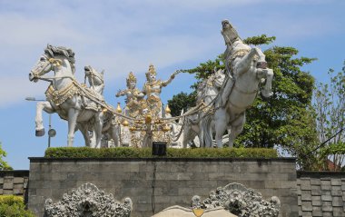 Taman Rama Shinta heykeli - Denpasar, Bali, Endonezya