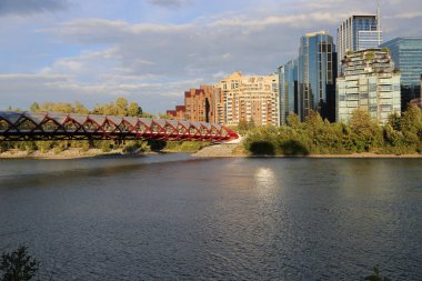 Calgary, Alberta, Kanada 'da gün batımı
