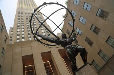 Atlas heykeli - Manhattan, New York