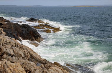 Maine 'deki Giant' s Stairs 'ten manzara