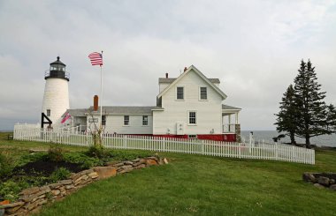 Pemaquid Point, Maine ile peyzaj