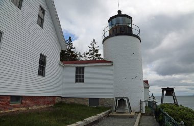 Sis çanları ve Bass Limanı Işık İstasyonu, Acadia Ulusal Parkı, Maine