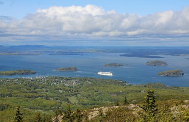 Dar Çölde Manzara - Cadillac Dağı, Acadia Ulusal Parkı, Maine