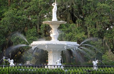 Forsyth Fountain - Forsyth Park, Savannah, Georgia