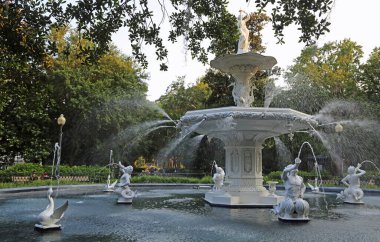 Forsyth Fountain - Forsyth Park, Savannah, Georgia