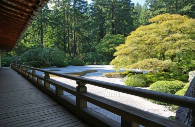 Çadır ve Düz Bahçe - Portland Japon Bahçesi, Oregon