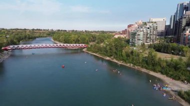 Prince Adası 'nın manzarası - Calgary - Alberta, Kanada