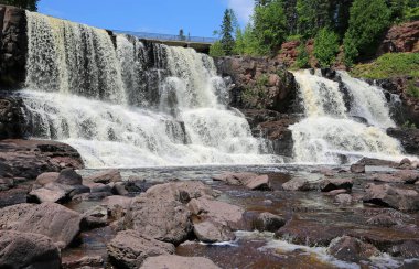 View at Middle Falls - Gooseberry Falls State Park, Minnesota