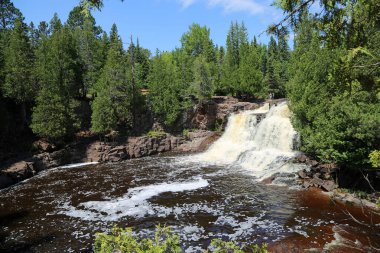 Falls in the forest - Upper Gooseberry Falls State Park, Minnesota