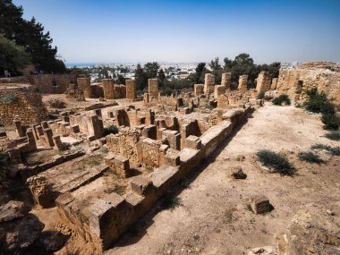 Tunus, Afrika 'daki efsanevi Kartaca şehrinin antik kalıntıları
