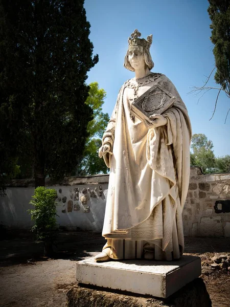 Statua San Luigi Cartagine Tunisia Africa — Foto Stock