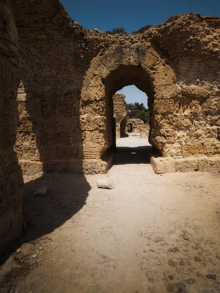 Antoninus Pius, Tunus, Afrika hamamlarının kalıntıları.