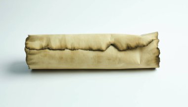 Antika kağıt parşömen Eski mühürlü belge. Yüksek kalite fotoğraf