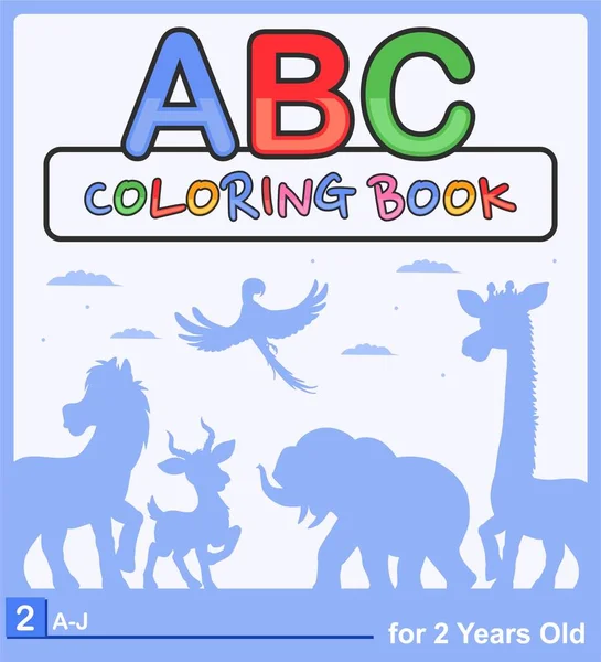 Okładka Książki Pomysły Kolorowanki Book Easy Edycji Gotowy Użycia Gotowy — Wektor stockowy