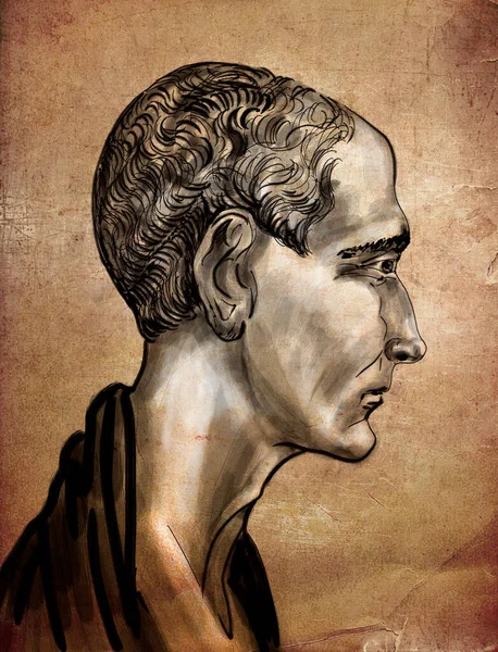 Gaius Julius Caesar - ancient Roman statesman and politician, commander, writer