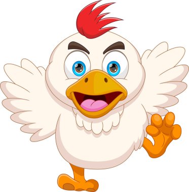 angry cute chicks cartoon clipart