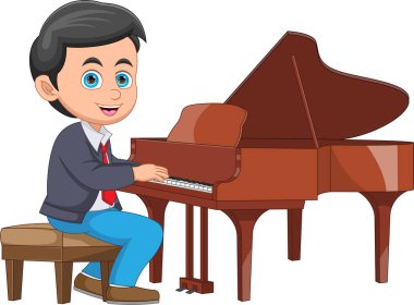 küçük çocuk piyano