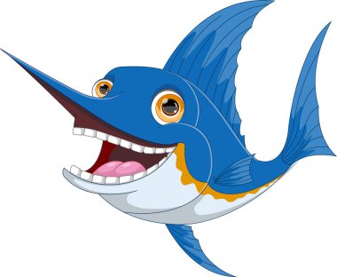 Şirin kılıçbalığı çizgi filmi