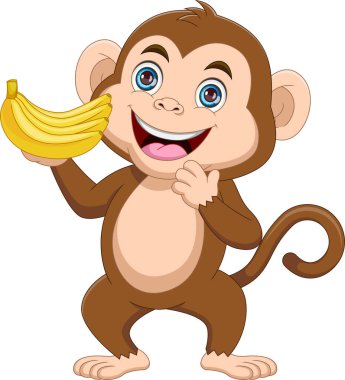 Muzlu şirin bebek maymun çizgi filmi.