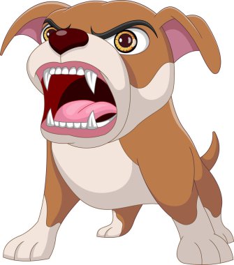 Çizgi film havlayan küçük köpek.