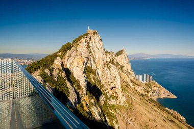 Beautiful Landscape View from Gibraltar in Spain South Coast, Europe clipart