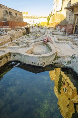 Fes 'te Tabakhane Tankları, Fas Deri Boyama ve Giysiler İçin