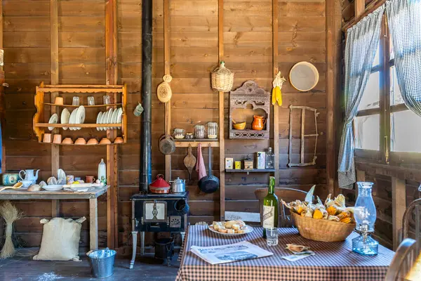 Mini Hollywood Tema Parkı 'ndaki Mutfak İçi - Amerikan Vahşi Batı Tarzı