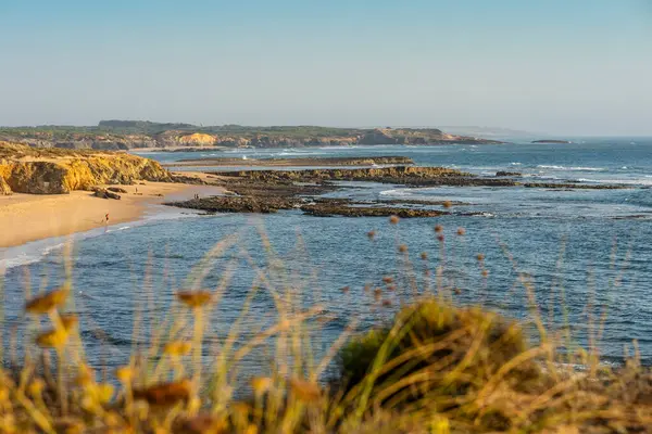 Portekiz, Odemira 'daki Vila Nova de Milfontes' in güzel manzarası