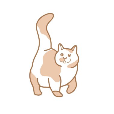 Resim, üzerinde yürüyen bir kedi resmi olan bir simgeyi gösteriyor. 