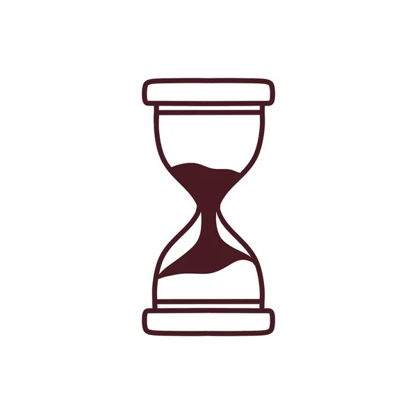 Picture Shows Hourglass Icon Made Glass — Stock Photo, Image