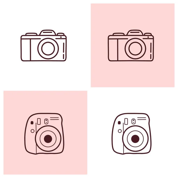Kamera Kamera Simgesi Instagram Hikayeleri Siteler Diğer Sosyal Ağlar Için — Stok fotoğraf
