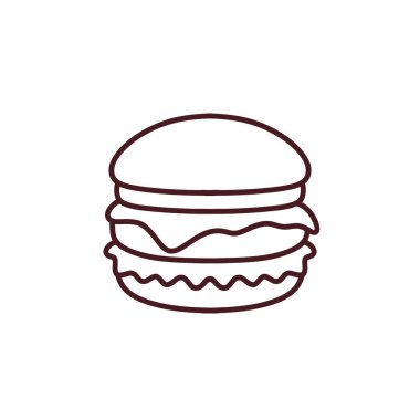 Burger ikonu. Instagram için simge vurgular, hikayeler, siteler, diğer sosyal ağlar.