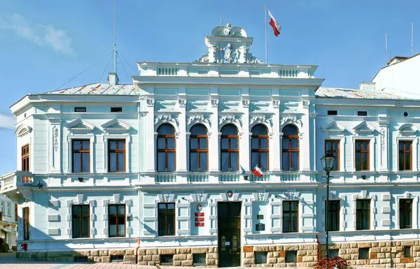 Magistrate\'s building on Market Square, Sanok, Poland