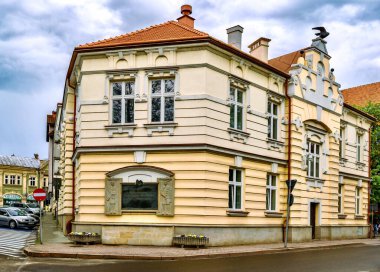 Jaslo, Polonya - 2 Mayıs 2023: Eski şehrin bir parçası.