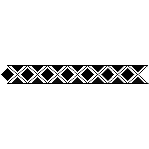 Komplexní Dekorativní Ozdobný Design Geometrický Vektorový Vzor Černobílá Ilustrace Zentanglovém — Stockový vektor
