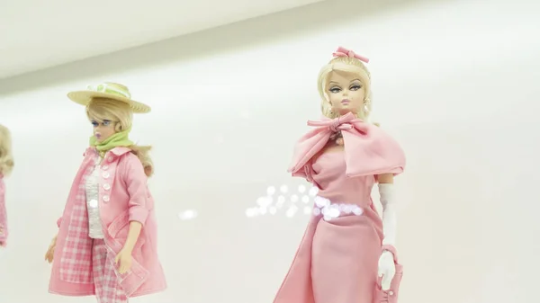 Barbie Expo Display Het Centrum Winkelcentrum Les Cours Mont Royal — Stockfoto
