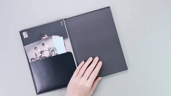 Stray Kids Maxident Mini Album Box Som Grå Musik Sydkoreanska — Stockfoto