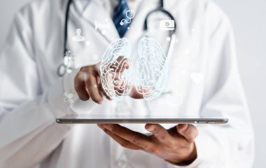 Sanal insan beyni tutan doktor, yaratıcı zeka düşüncesi ya da Alzheimer, Parkinson hastalığı, bunama, felç, nöbet ya da akıl sağlığı. Nöroloji ve Psikoloji.